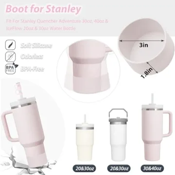 Stanley Cup Accessories Set in Rose Quartz