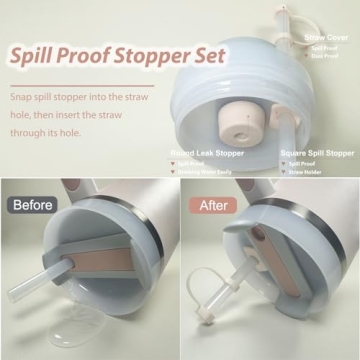 Stanley Cup Accessories Set in Rose Quartz