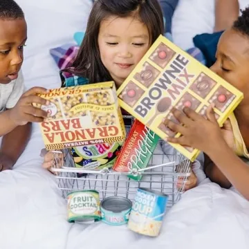 Melissa & Doug Grocery Basket - Sturdy Pretend Play Toy