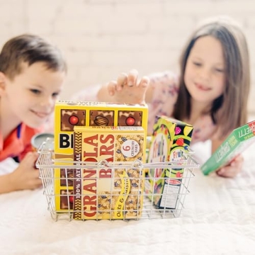 Melissa & Doug Grocery Basket - Sturdy Pretend Play Toy
