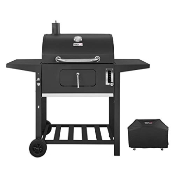Royal Gourmet 24 Inch Charcoal Grill BBQ with Cover