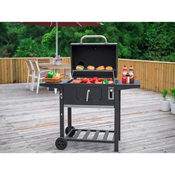 Royal Gourmet 24 Inch Charcoal Grill BBQ with Cover