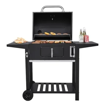 Royal Gourmet 24 Inch Charcoal Grill BBQ with Cover