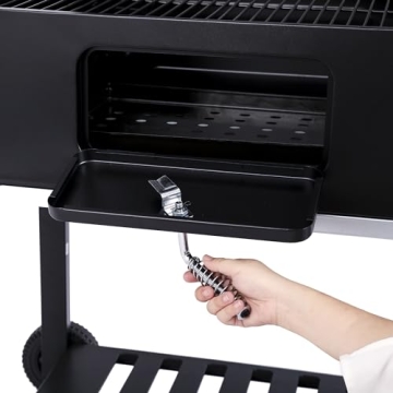 Royal Gourmet 24 Inch Charcoal Grill BBQ with Cover