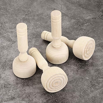 OwnMy Wooden Clay Stamp Set for Kids and Adults