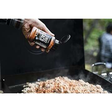 Blackstone 4127 Regional Favorites Mexican Taco Mix, Asian Sweet Teriyaki Bayou Seasoning – BBQ Grilling Spices for Meat, Hamburgers, Chicken, Poultry, Beef, Pork Rub, 3 Piece Assortment, Black