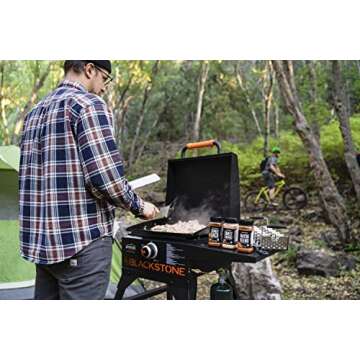 Blackstone 4127 Regional Favorites Mexican Taco Mix, Asian Sweet Teriyaki Bayou Seasoning – BBQ Grilling Spices for Meat, Hamburgers, Chicken, Poultry, Beef, Pork Rub, 3 Piece Assortment, Black