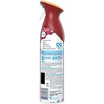 Febreze Air - Air Freshener Spray in Limited Edition Holiday Collection 2020 Fresh-Twist Cranberry Fragrance (Net Wt. 8.8 OZ Per Bottle). Pack of 3 Bottles
