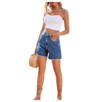 High Waist Denim Shorts for Stylish Summer Looks