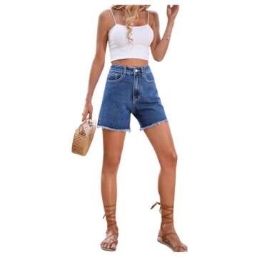 High Waist Denim Shorts for Stylish Summer Looks