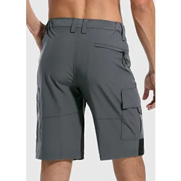 Cycorld Men's Padded Mountain Bike Shorts with Pockets