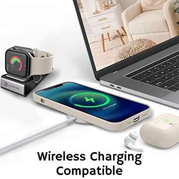 IceSword Compatible with iPhone 14 Pro Max Case Stone, Liquid Silicone Case Phone Cover Slim Protective, Soft Anti-Scratch Light Beige Tan Cream Warm Sand [Shockproof] 6.7 inch 14PM- Stone