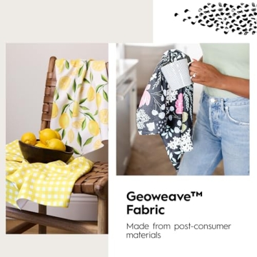 Quick Dry Eco-Friendly Kitchen Towels - Premium Microfiber 2-Pack