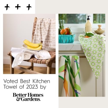 Quick Dry Eco-Friendly Kitchen Towels - Premium Microfiber 2-Pack