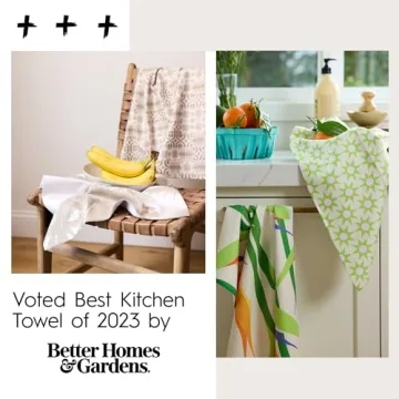 Quick Dry Eco-Friendly Kitchen Towels - Premium Microfiber 2-Pack