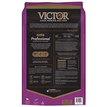 Victor Super Premium Dog Food – Professional Dry Dog Food – Super Premium Dog Food with 26% Prot...
