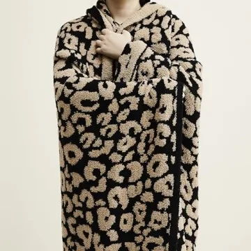 Super Soft Leopard Print Throw Blanket for Cozy Comfort