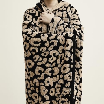Super Soft Leopard Print Throw Blanket for Cozy Comfort
