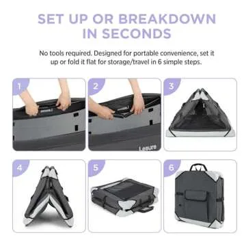 Portable Lesure Dog Crate for Extra Small Pets - Travel Kennel