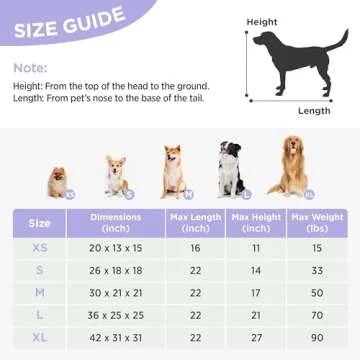 Portable Lesure Dog Crate for Extra Small Pets - Travel Kennel