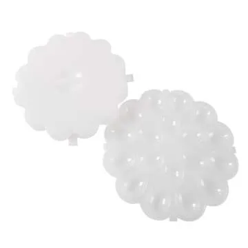 Chef Buddy Food Storage Deviled Lid – Platters Hold 18 Egg Container for Refrigerator or Carrying to Parties by Classic Cuisine, 1.875x10.875x10.875, Clear