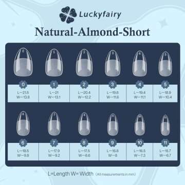Short Almond Nail Tips, 240pcs Soft Gel x Nail Tips Pre-Shaped Acrylic Fake Nails, Half Matte Full Cover Clear Gelly Press on Flase Nail Tips for Extension Nail Manicure Home DIY 12 Sizes Gelly Tips