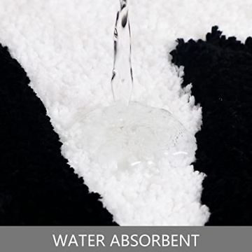 BOVEU Get Naked Bath Mat - Non Slip Absorbent Rug