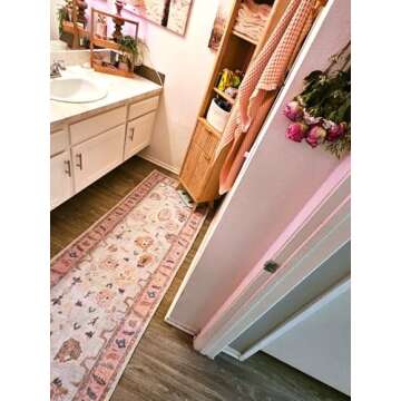 Modern Oushak Runner Rug, Extra Long Runners Vintage Turkish Colorful Oriental Antique Inspired Rugs...