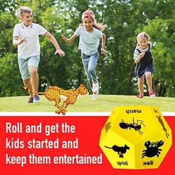 Covelico Animal Games Exercise Dice for Kids Fun