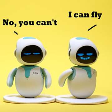 Interactive Robot Pets - Eilik, Cute Touch Toys for Kids