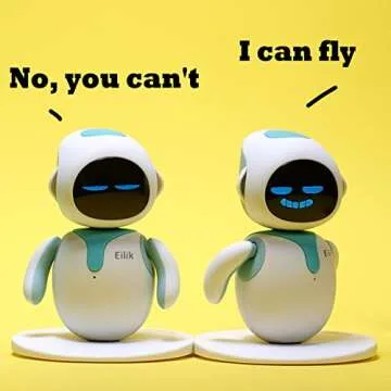 Interactive Robot Pets - Eilik, Cute Touch Toys for Kids