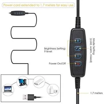 Dimmable Selfie Ring Light with Phone Holder for Creators