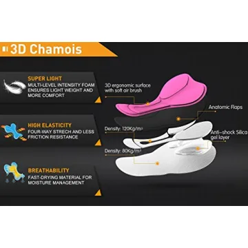 BALEAF Women's Cycling Tights with 3D Padding for Comfort