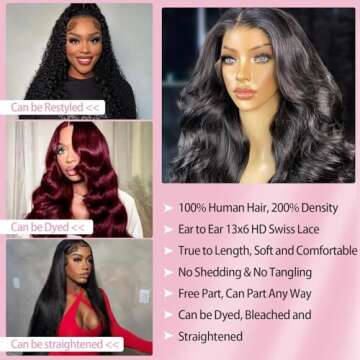 30 Inch Lace Front Wig - 200% Density Body Wave