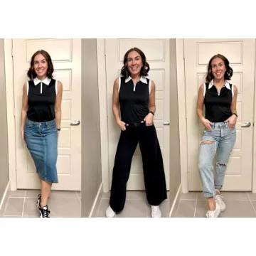 Stylish HOTLOOX Women's Sleeveless Golf Shirt for Summer