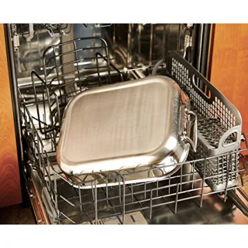 All-Clad 11x14 Inch Stainless Steel Roaster Pan with Rack