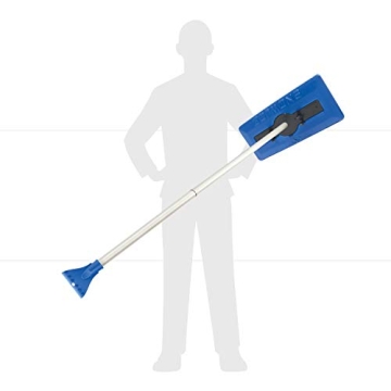Snow Joe SJBLZD-AZ 2-in-1 Snow Broom with Ice Scraper