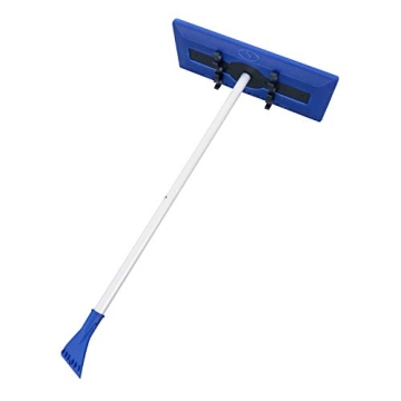Snow Joe SJBLZD-AZ 2-in-1 Snow Broom with Ice Scraper