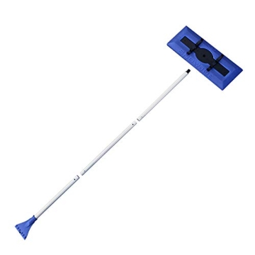 Snow Joe SJBLZD-AZ 2-in-1 Snow Broom with Ice Scraper