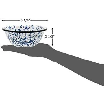 Vintage Enamel Bowls Set of 4 for Camping and Dining