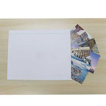 100 Pack Self Seal Photo Document Mailers - Durable & Convenient