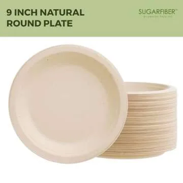 Compostable Paper Plates - Eco-Friendly Dining Solutions