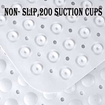 YINENN Non-Slip Bath and Shower Safety Mat 40x16 Inch