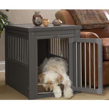 Stylish New Age Pet ECOFLEX Crate End Table for Dogs