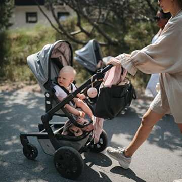 mushie Silicone Pacifier Holder Case (Blush)