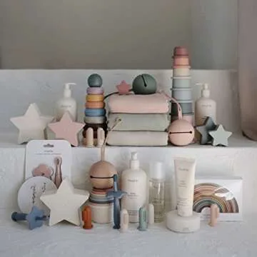 mushie Silicone Pacifier Holder Case (Blush)