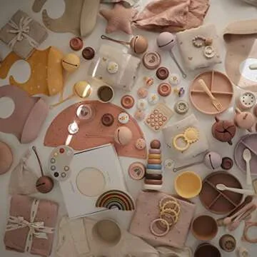 mushie Silicone Pacifier Holder Case (Blush)