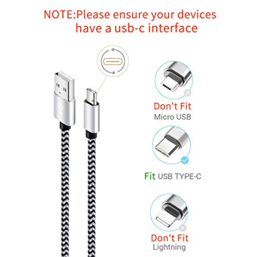 Teeind Type C Fast Charging Cables 5 Pack 6Ft