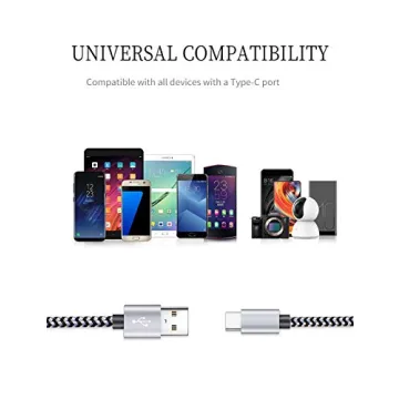 Teeind Type C Fast Charging Cables 5 Pack 6Ft