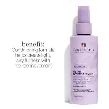 Pureology Style + Protect Instant Levitation Mist: Weightless Volumizer for Fine, Color-Treated Hair